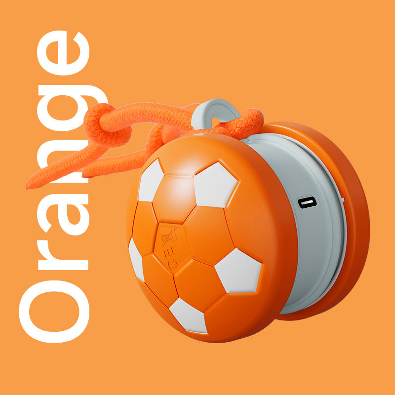 Automatic Self-Rolling Cat Toy Ball with Rope, Bite Resistant Bouncing Interactive Pet Ball for Indoor Kitten & Cat Self Play