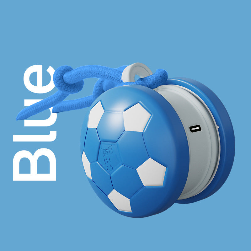 Automatic Self-Rolling Cat Toy Ball with Rope, Bite Resistant Bouncing Interactive Pet Ball for Indoor Kitten & Cat Self Play